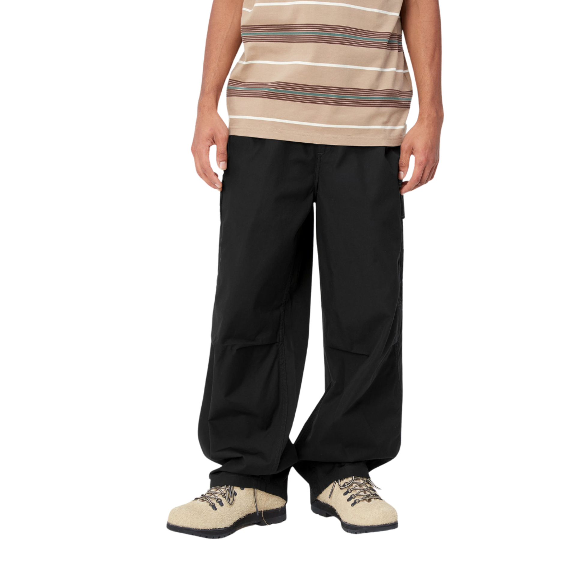 Men's Carhartt WIP Cole Cargo Pant - Black Rinsed