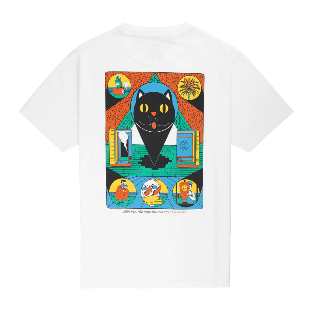 Laser Barcelona Rawal Artist Series Cristina Daura Tee - White