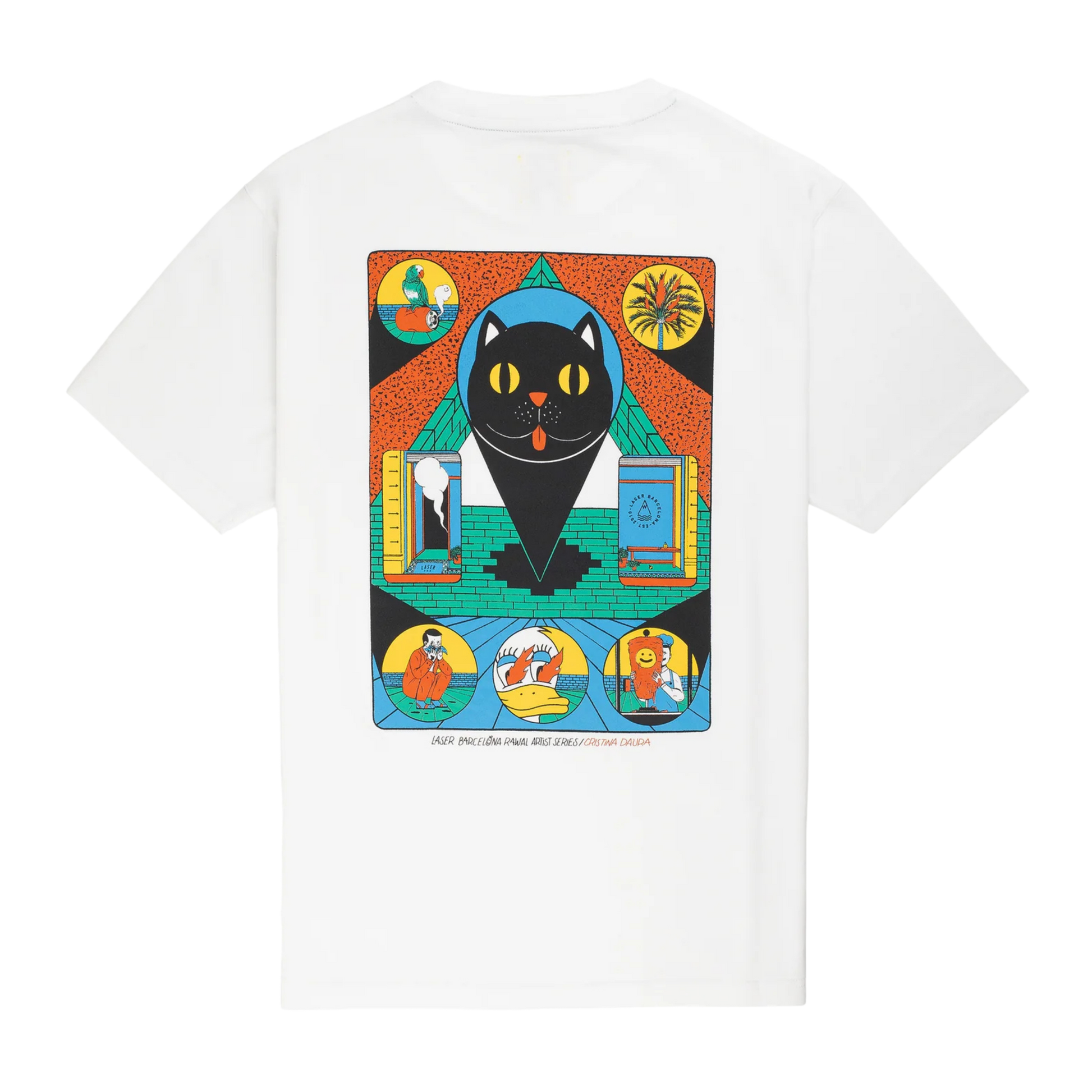 Laser Barcelona Rawal Artist Series Cristina Daura Tee - White