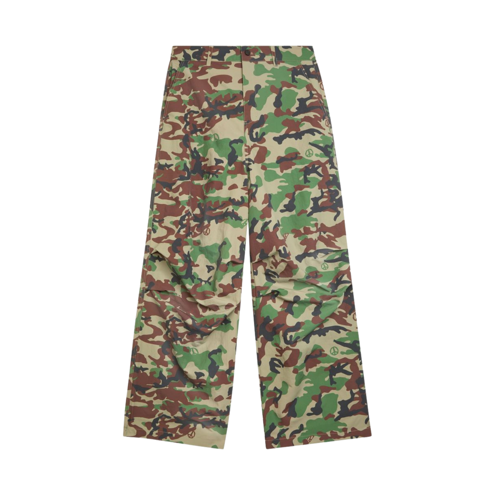 Babylon Ripstop Camo Pants - Ghillie Camo Green