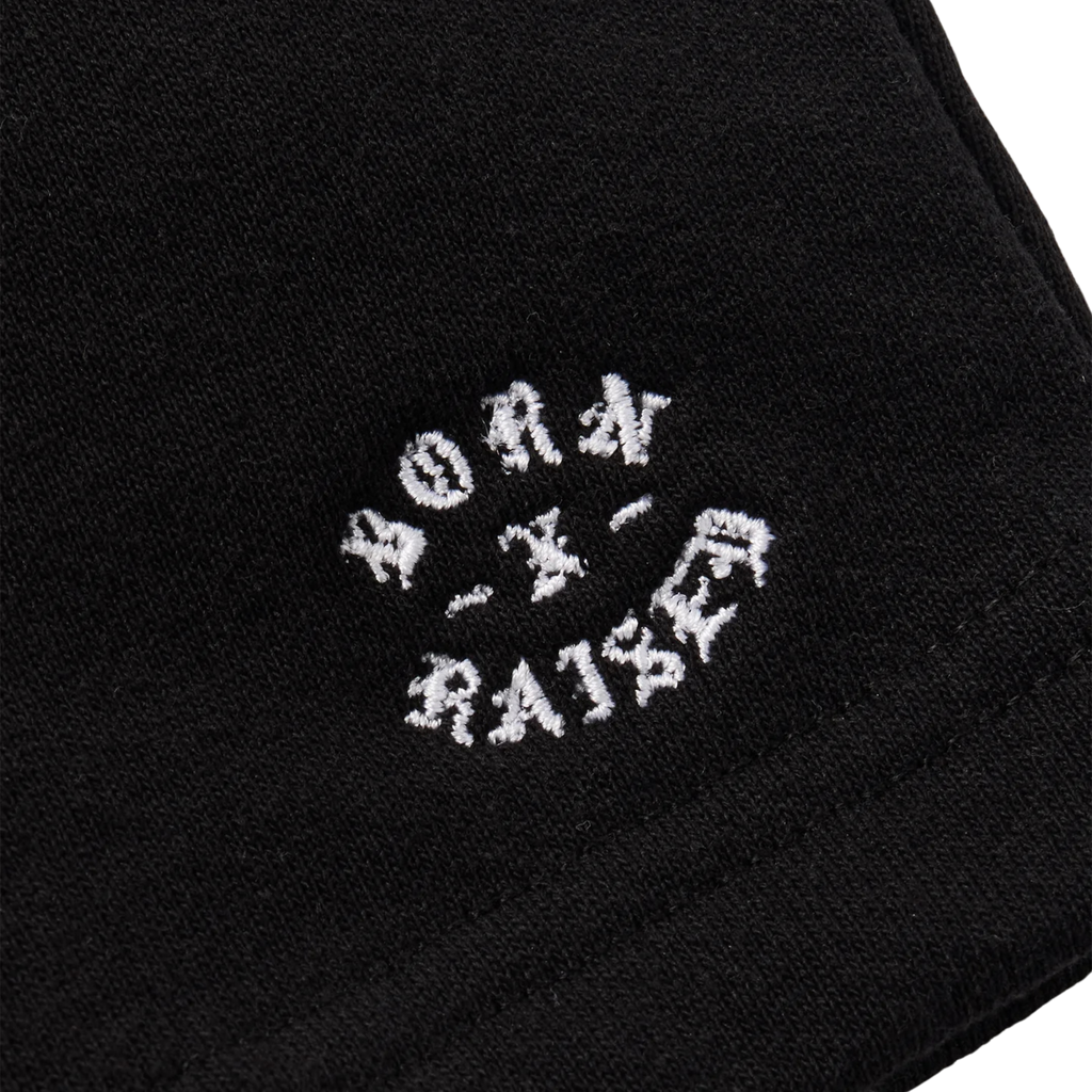 Born X Raised Micro Rocker Sweatshort - Black