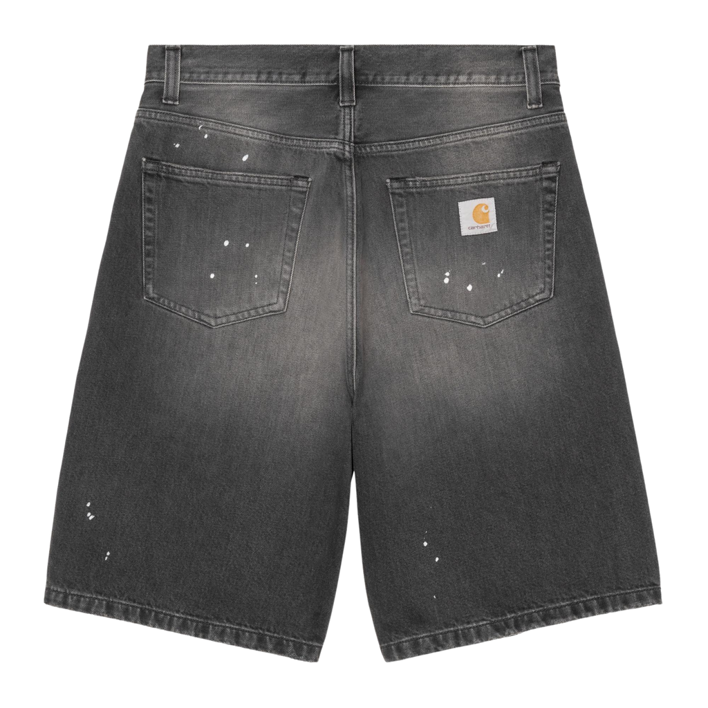 Men's Carhartt WIP Landon Short - Black (Destroy Wash, Splatter)