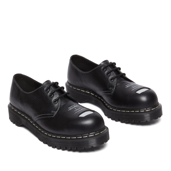 Dr. Martens 1461 Bex Steel Toe Oxford - Black Overdrive Leather