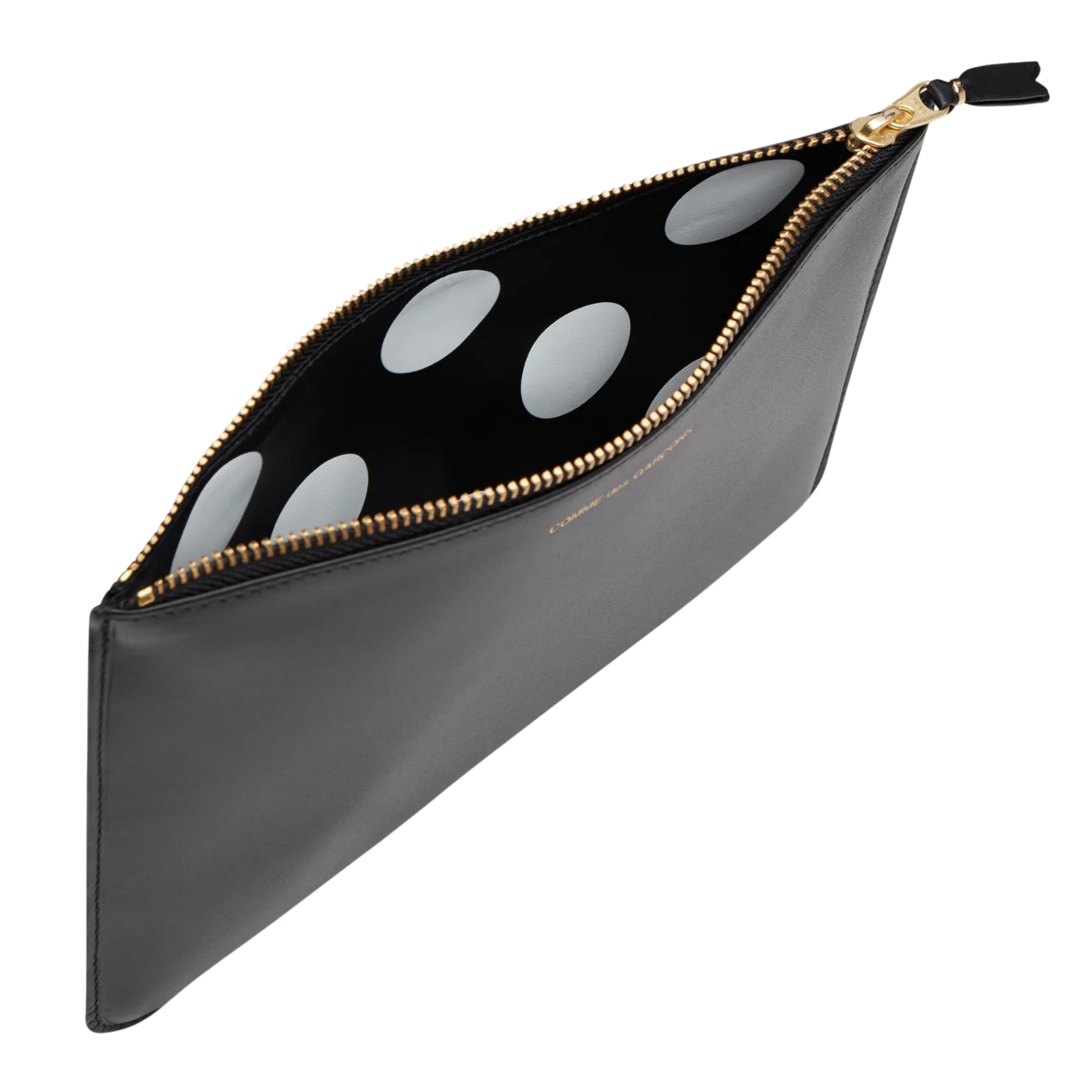 COMME des GARÇONS WALLET Classic Print Polka Dot - Black