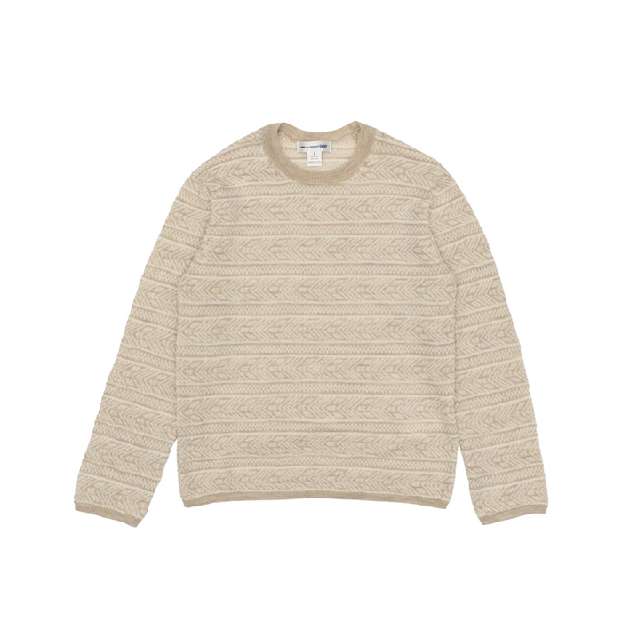 COMME des GARÇONS SHIRT Knit Sweater - Beige
