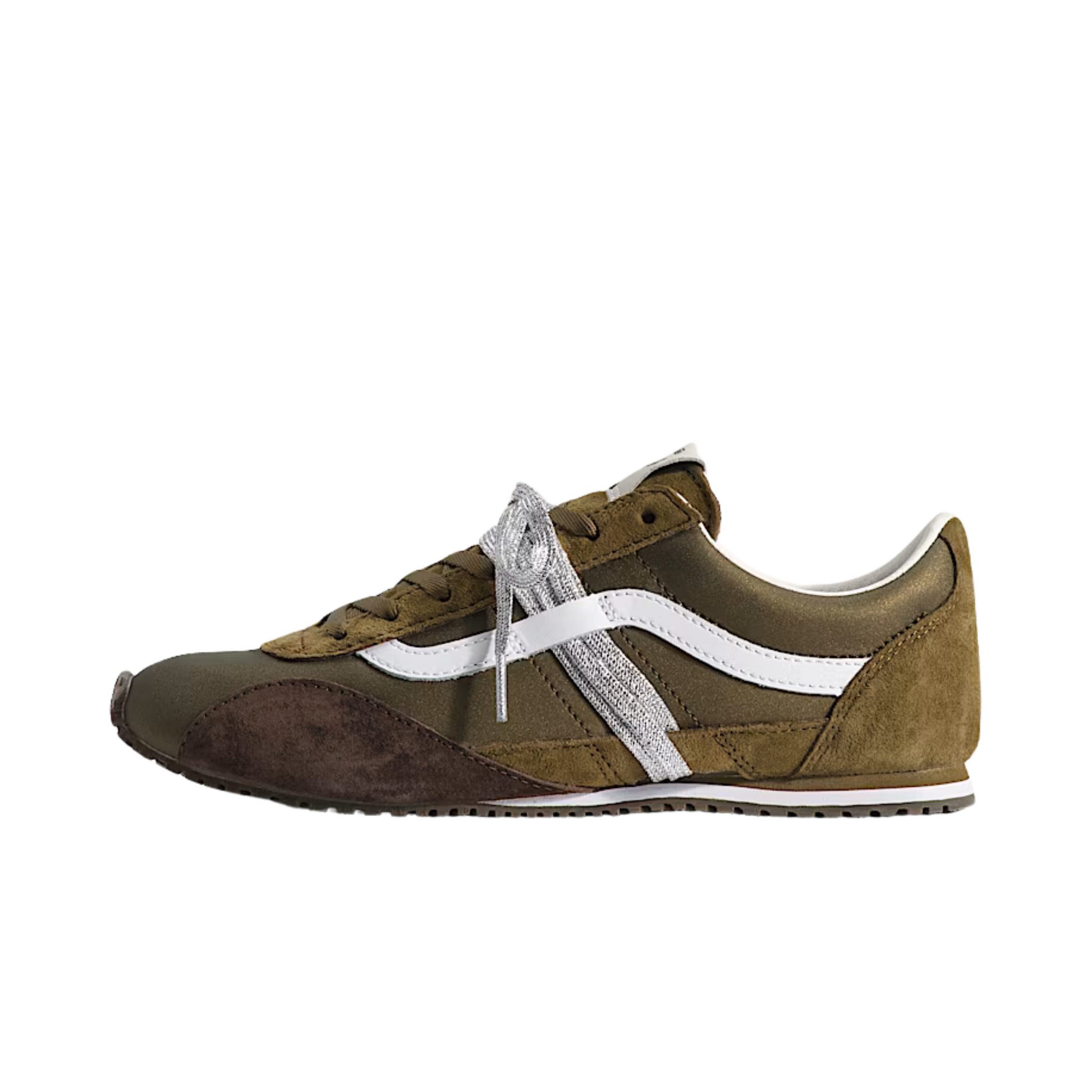 Women's Vans OTW LX SLP Trainer - Pig Suede Olive