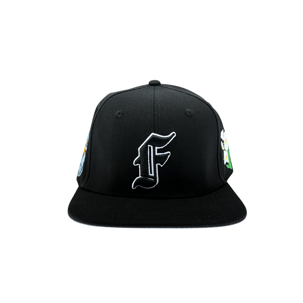 Fice "F" Fitted Hat - BLACK
