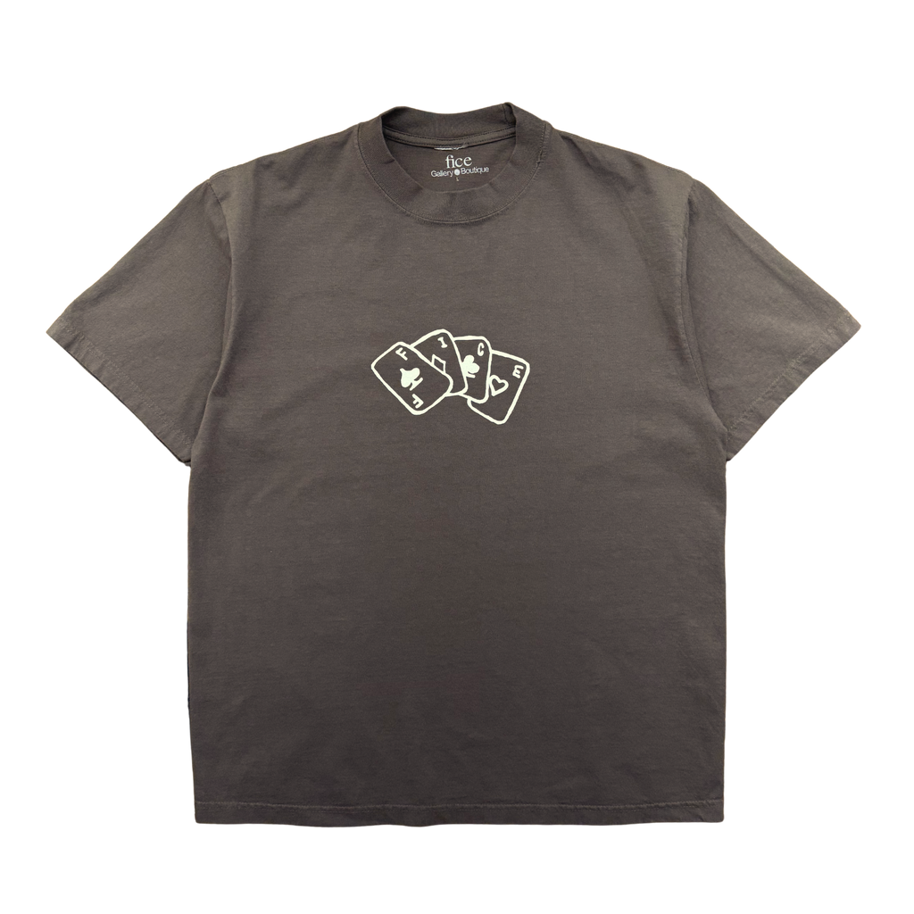 FICE Dealer Tee - Brown/White