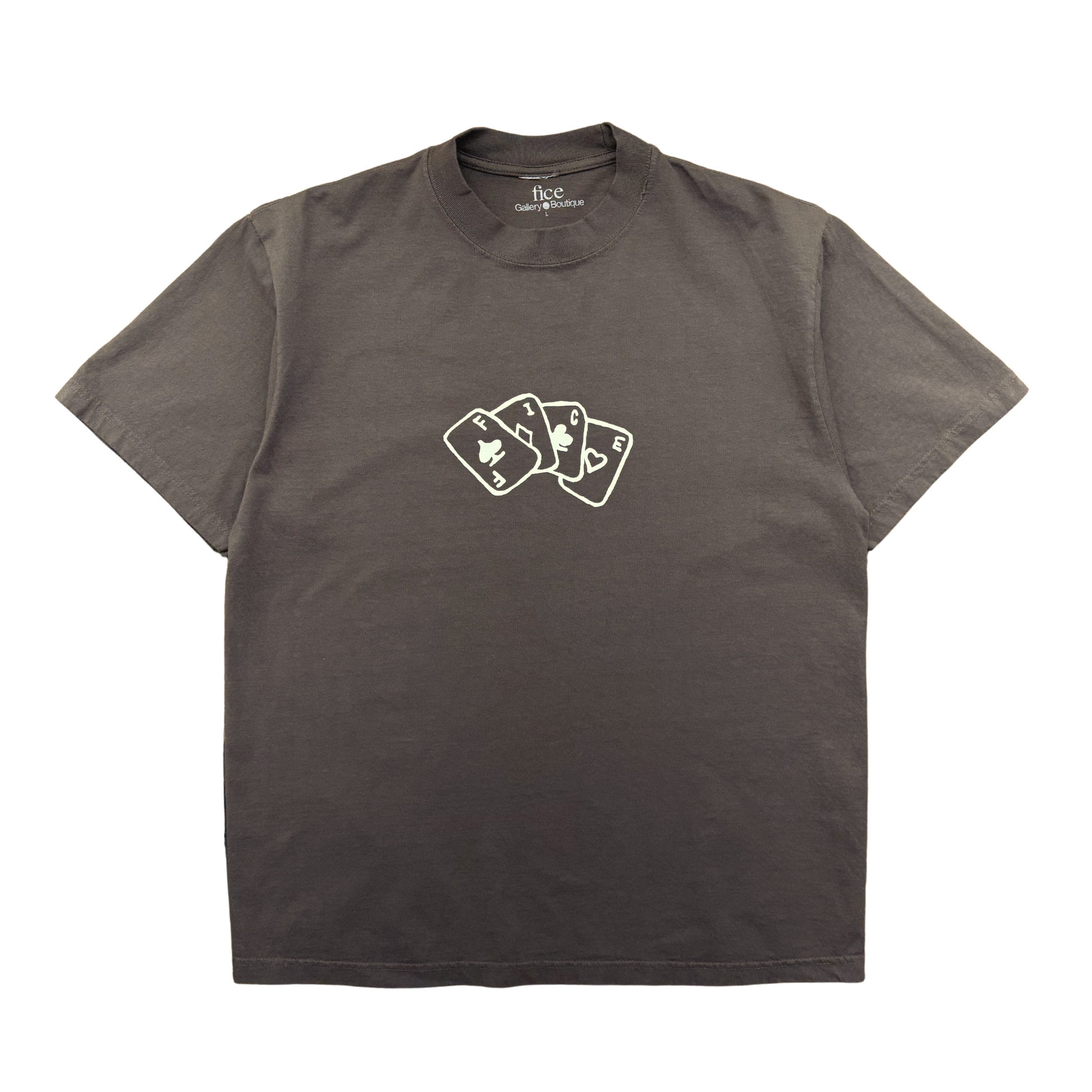 FICE Dealer Tee - Brown/White