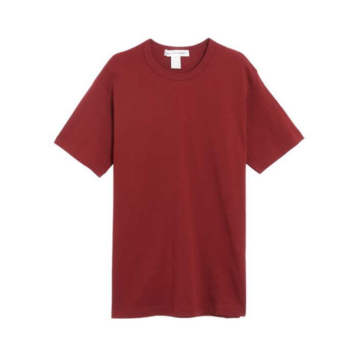 COMME des GARÇONS Shirt Men's Knit T-Shirt - Burgundy
