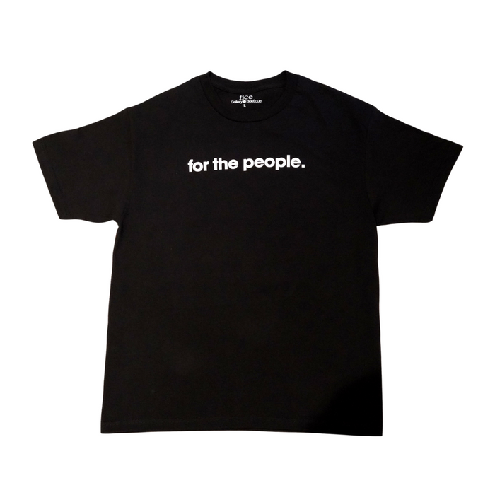 FICE X The People's Coffee "For The People" S/S T-Shirt - Black