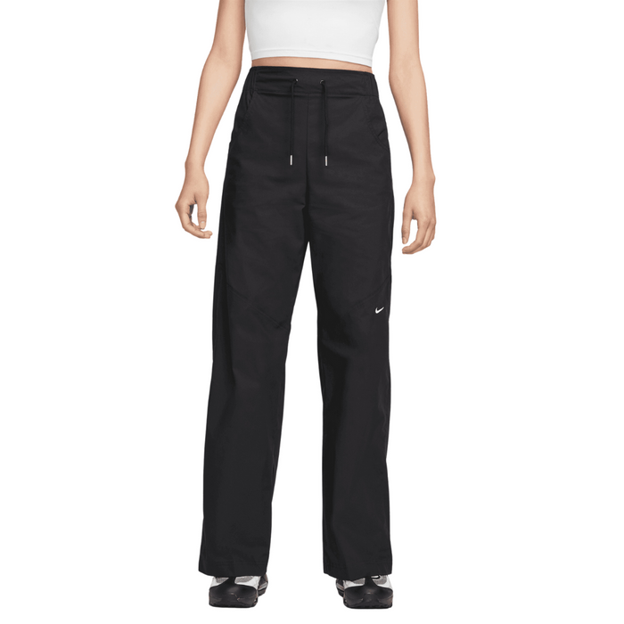 Nike Women's Sportswear Essentials Woven High-Rise Pant - Black/White