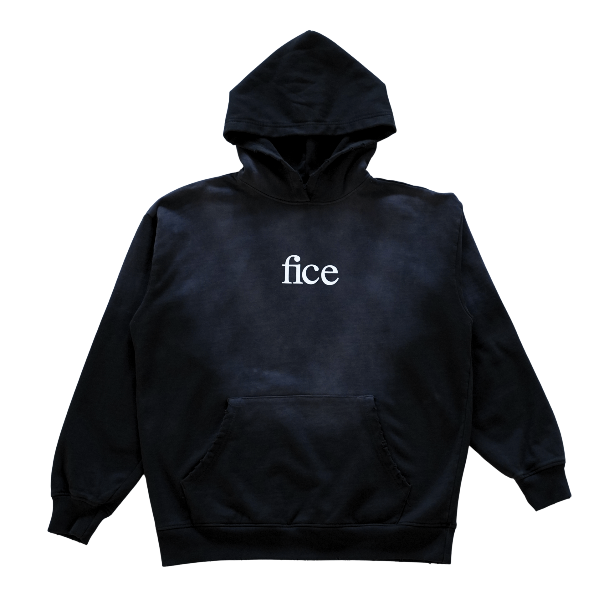 FICE Premium Heavyweight Hoodie 2.0 - Vintage Black/White