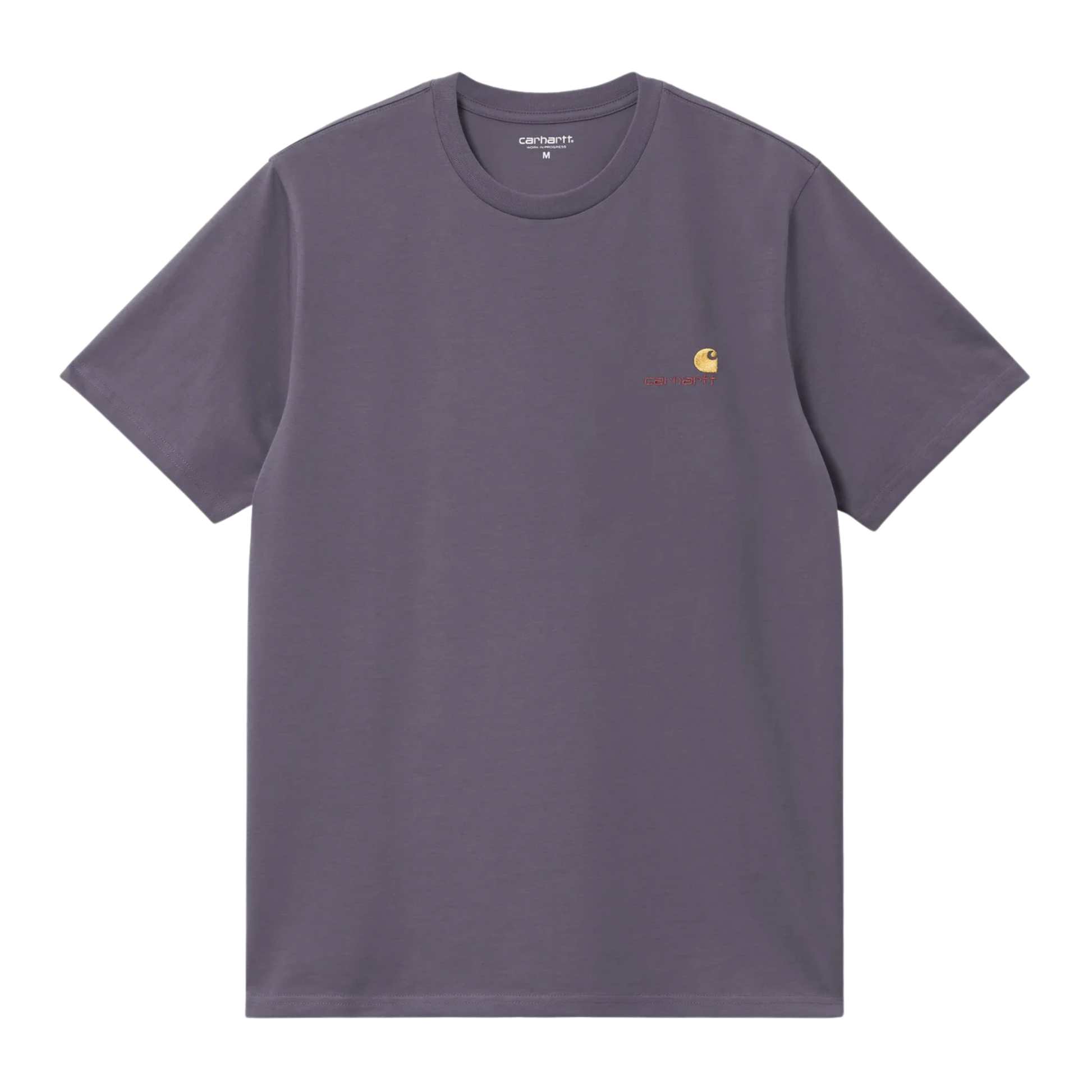 Men's Carhartt WIP American Script T-Shirt - Shady Purple