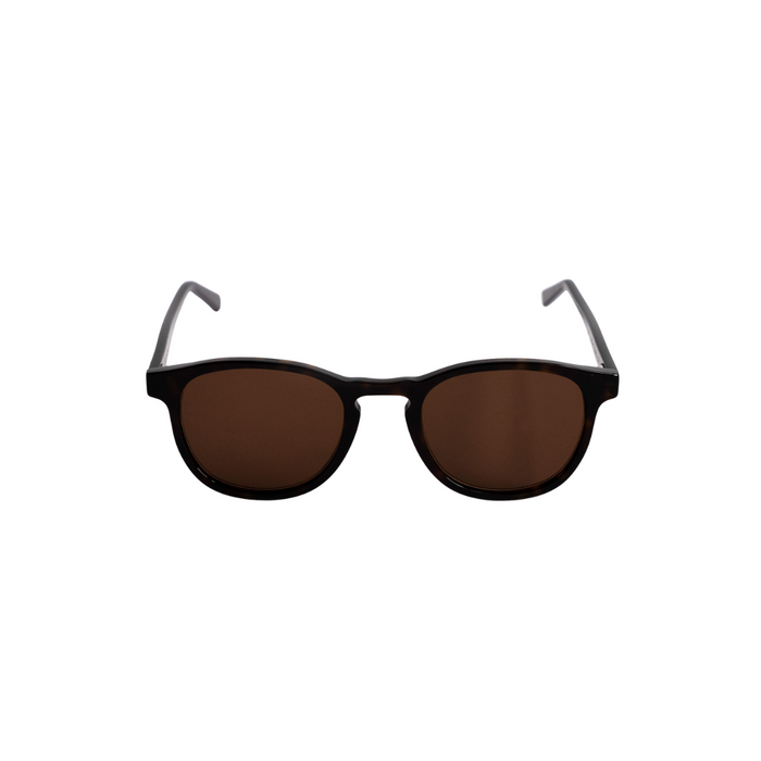 Fice Model 138 Sunglasses - Dark Tortoise with Brown Lens