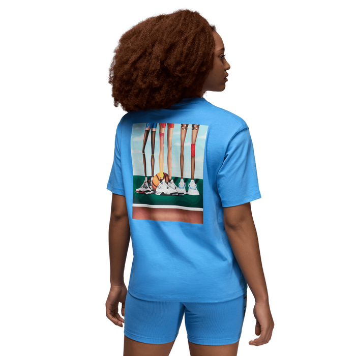 Women's Jordan Artist Series by Darien Birks Short Sleeve T-Shirt - Coast