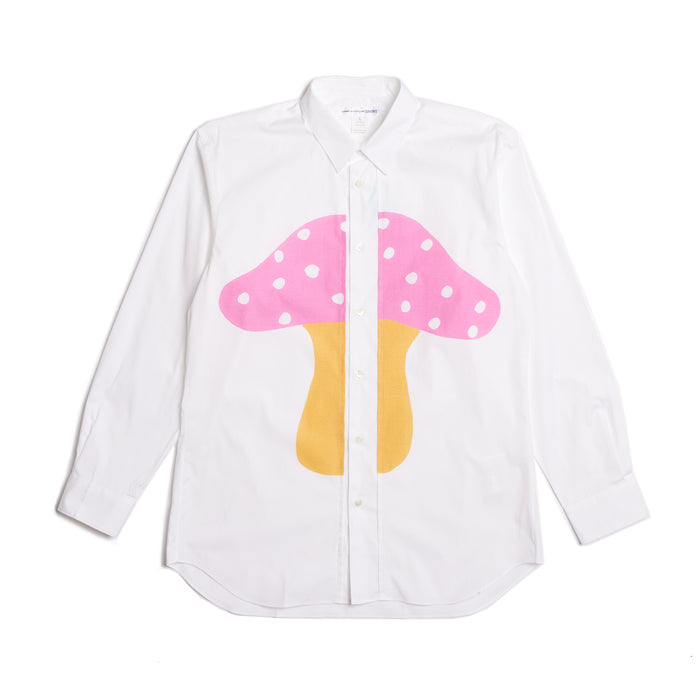 COMME des GARÇONS Men's Mushroom Cotton Poplin Shirt