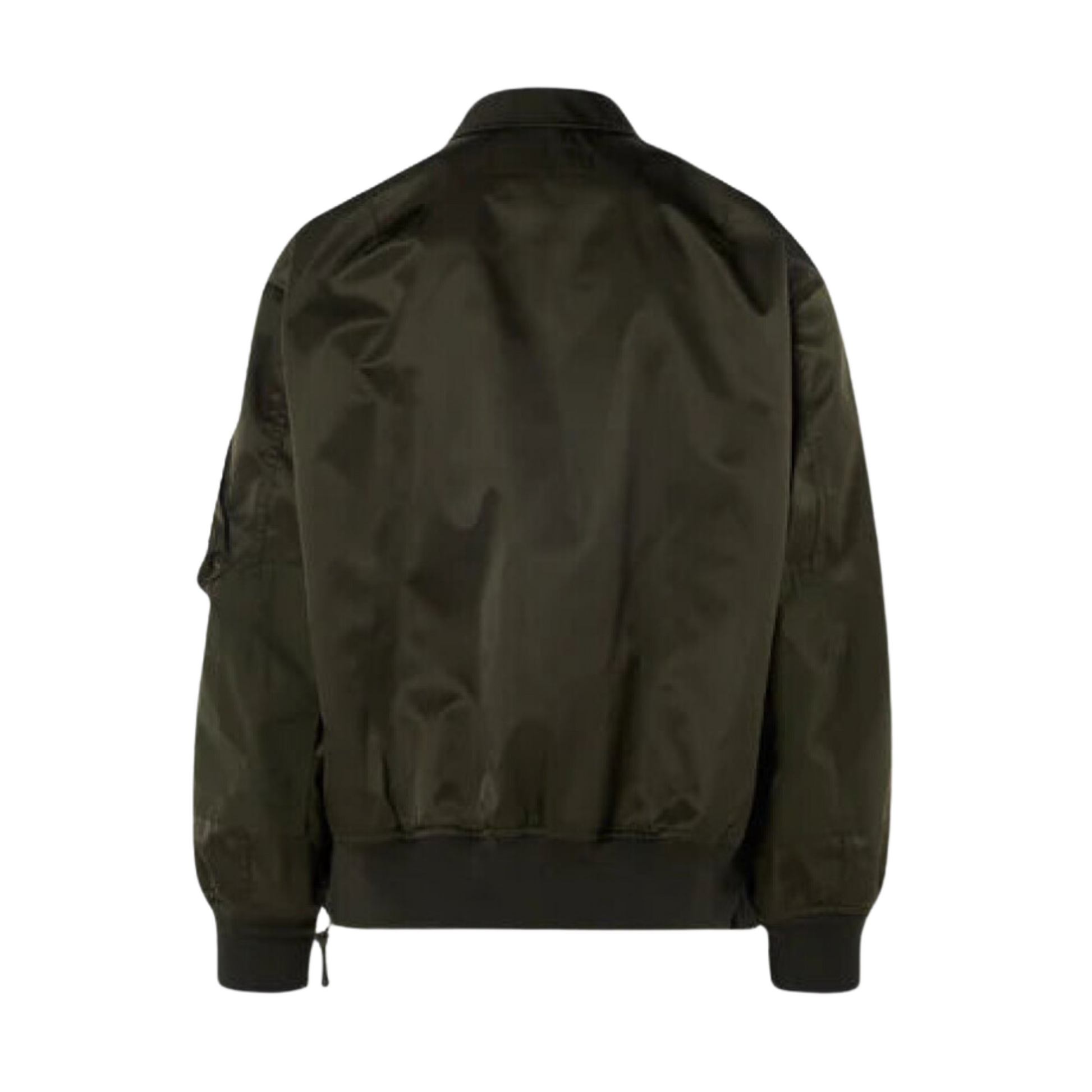 COMME des GARÇONS Homme Satin Bomber Jacket - Green/Khaki COMME des GARÇONS Homme Satin Bomber Jacket - Green/Khaki
