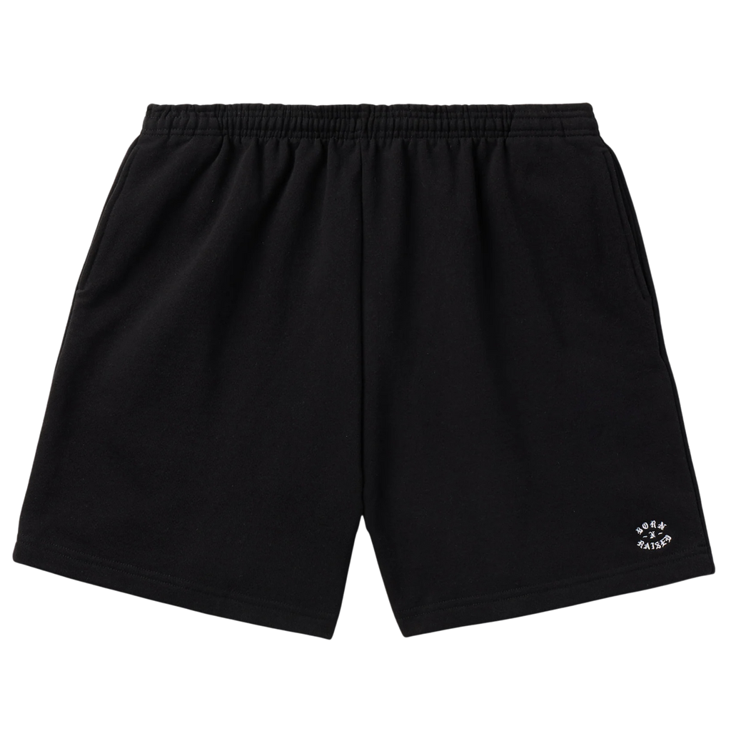 Born X Raised Micro Rocker Sweatshort - Black