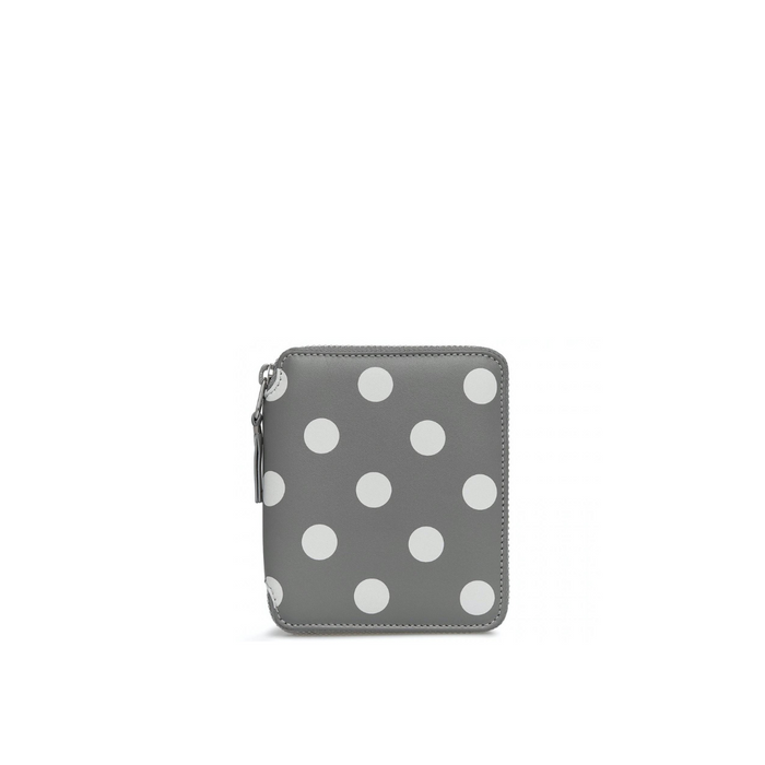 COMME des GARÇONS WALLETS Polka Dots Printed Wallet - Grey