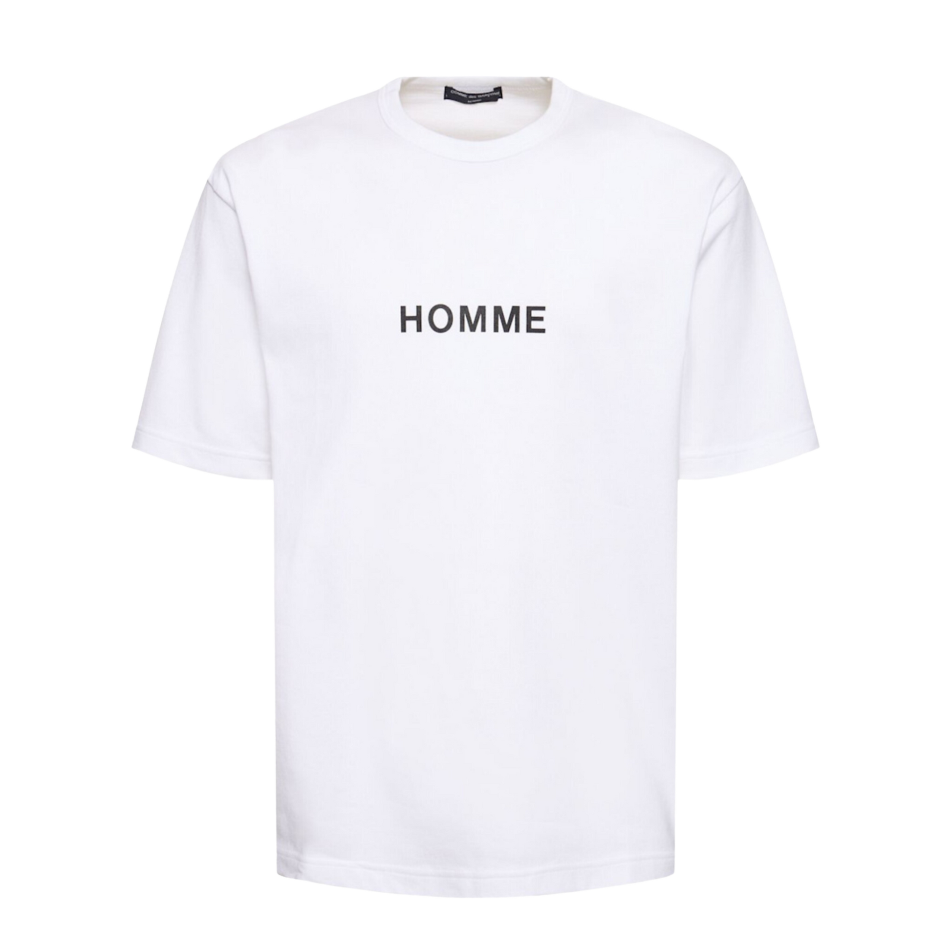 COMME des GARÇONS Homme Big Logo Short Sleeve T-Shirt - White