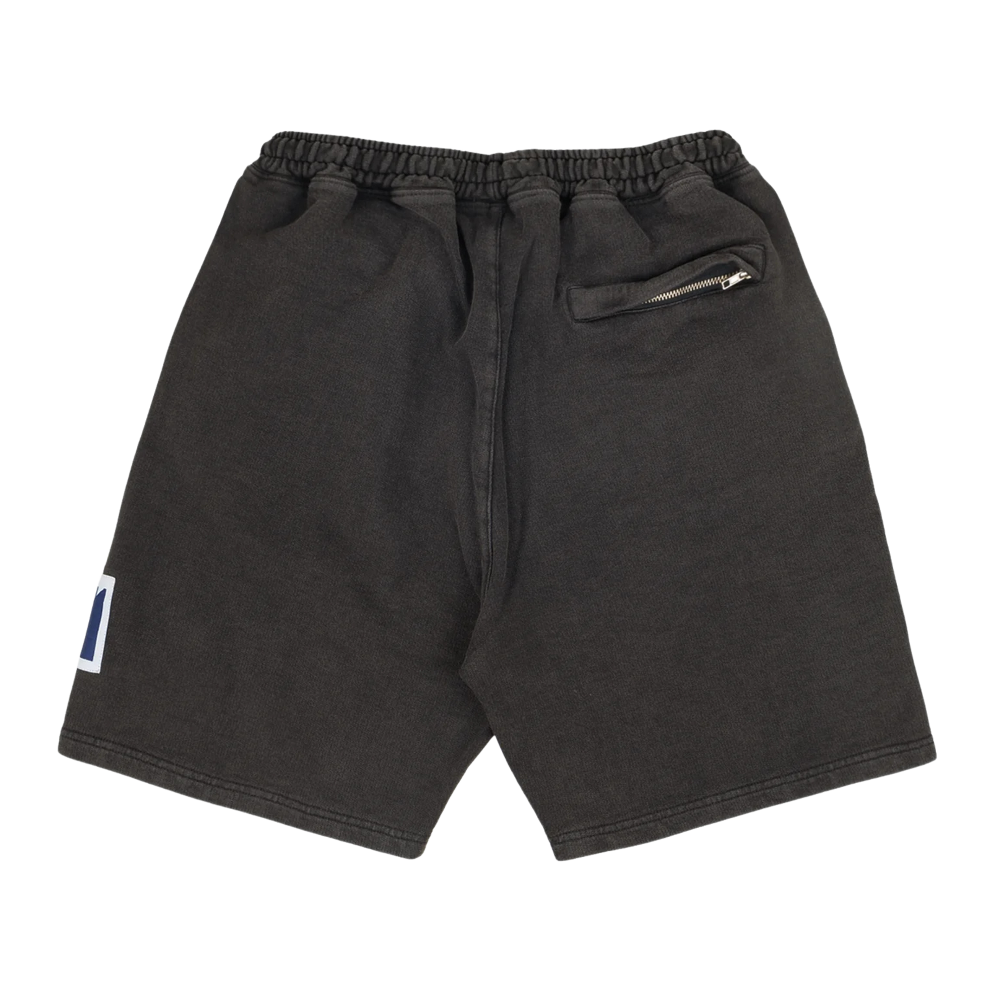 Laser Borne Fleece Shorts - Faded Black