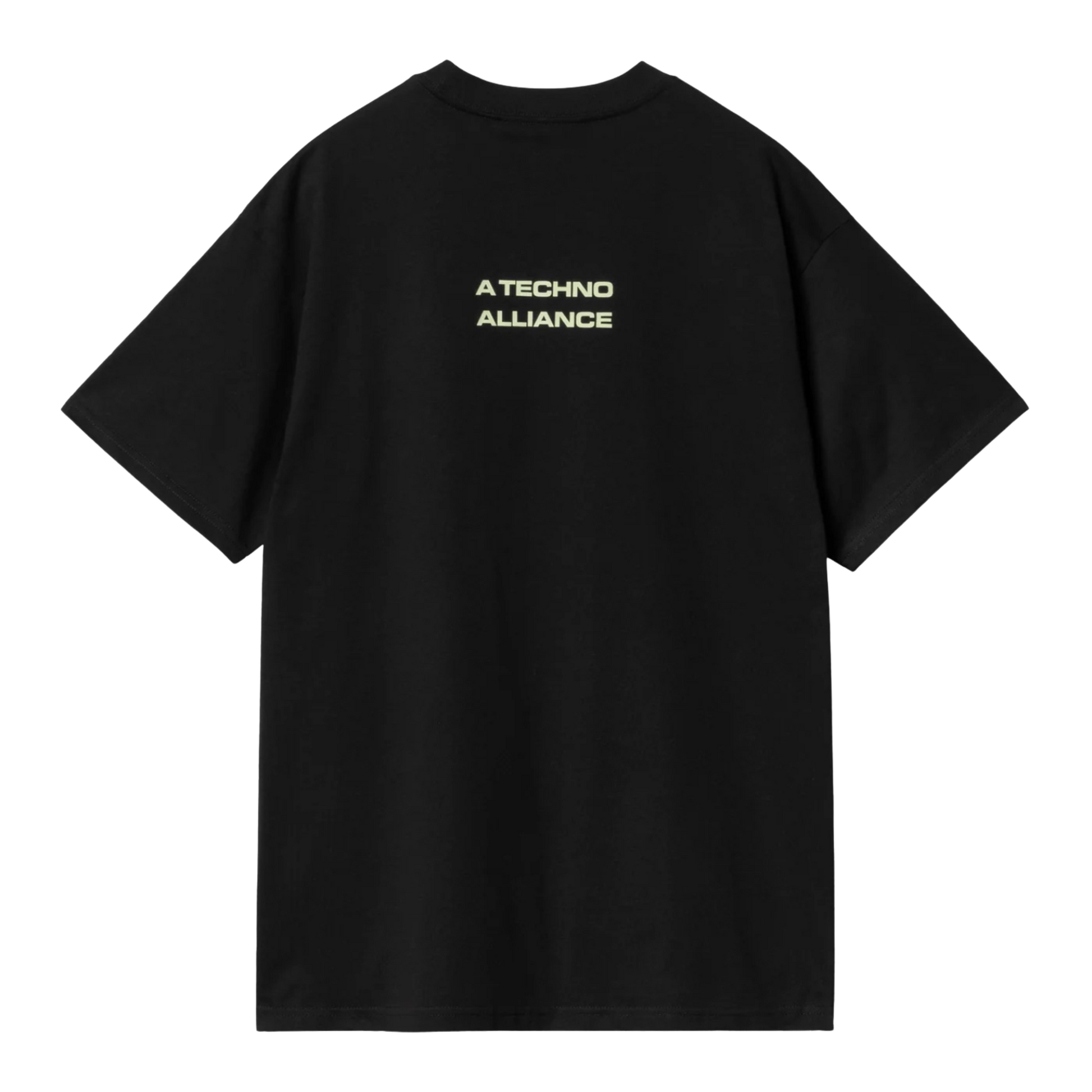 Carhartt WIP x Tresor Techno Alliance T-Shirt - Black/Glow Green
