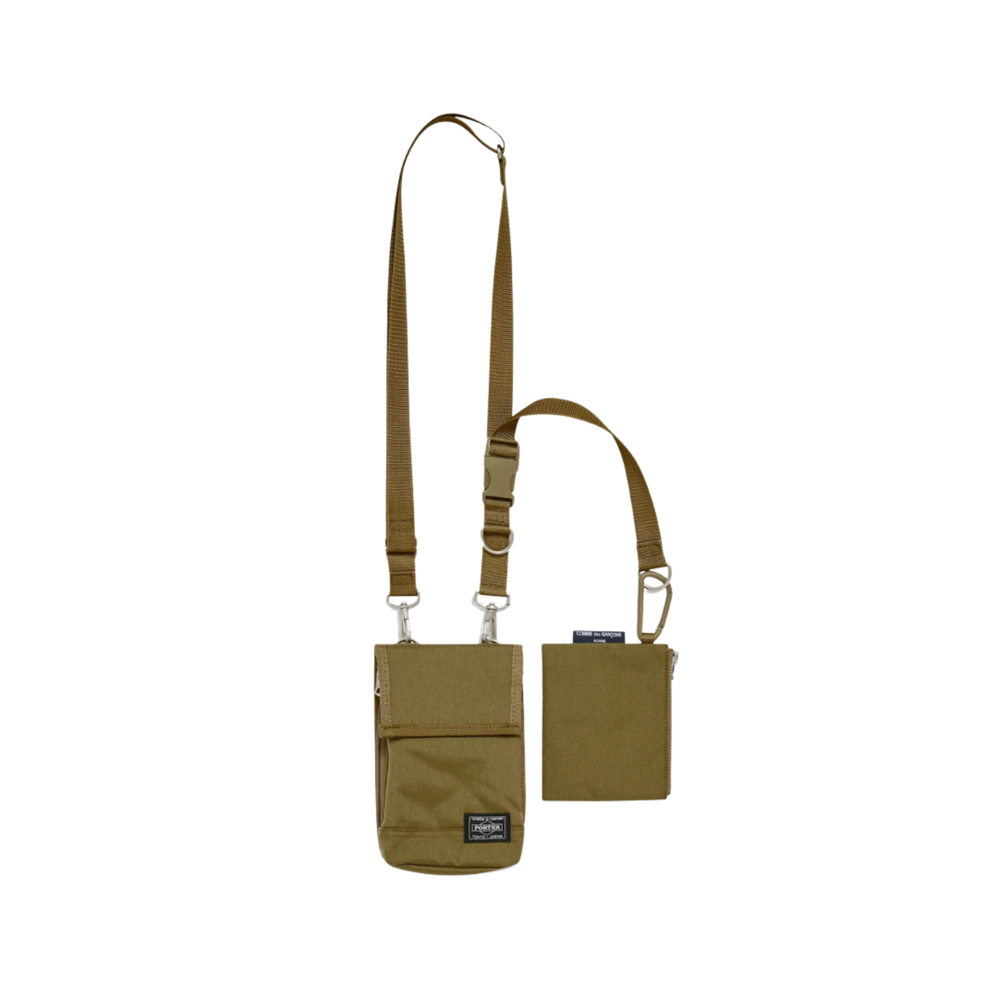 COMME des GARÇONS Homme Porter Shoulder Bag - Tan