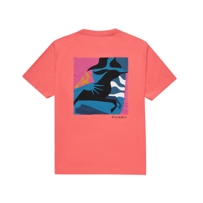 Parra Emotional Neglect T-Shirt - Faded Coral