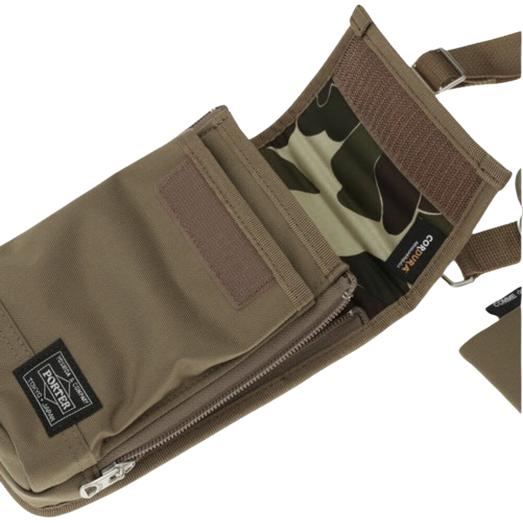 COMME des GARÇONS Homme Porter Shoulder Bag - Tan