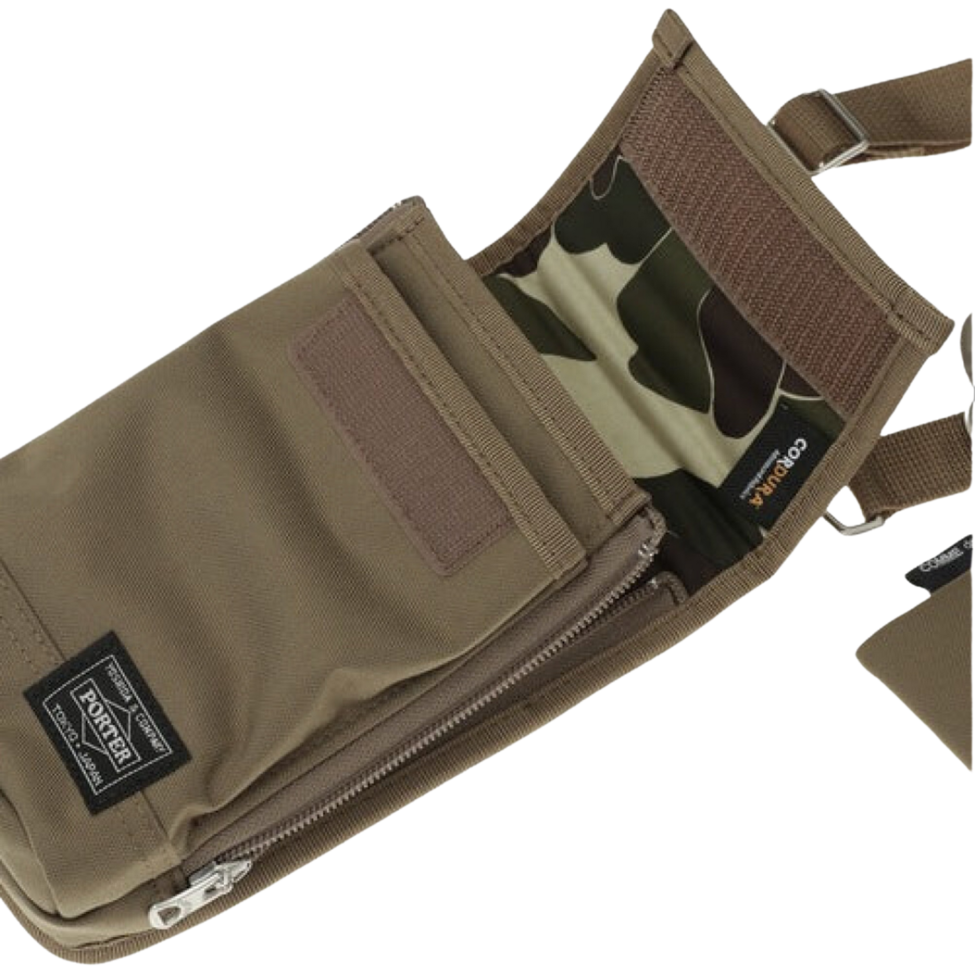 COMME des GARÇONS Homme Porter Shoulder Bag - Tan