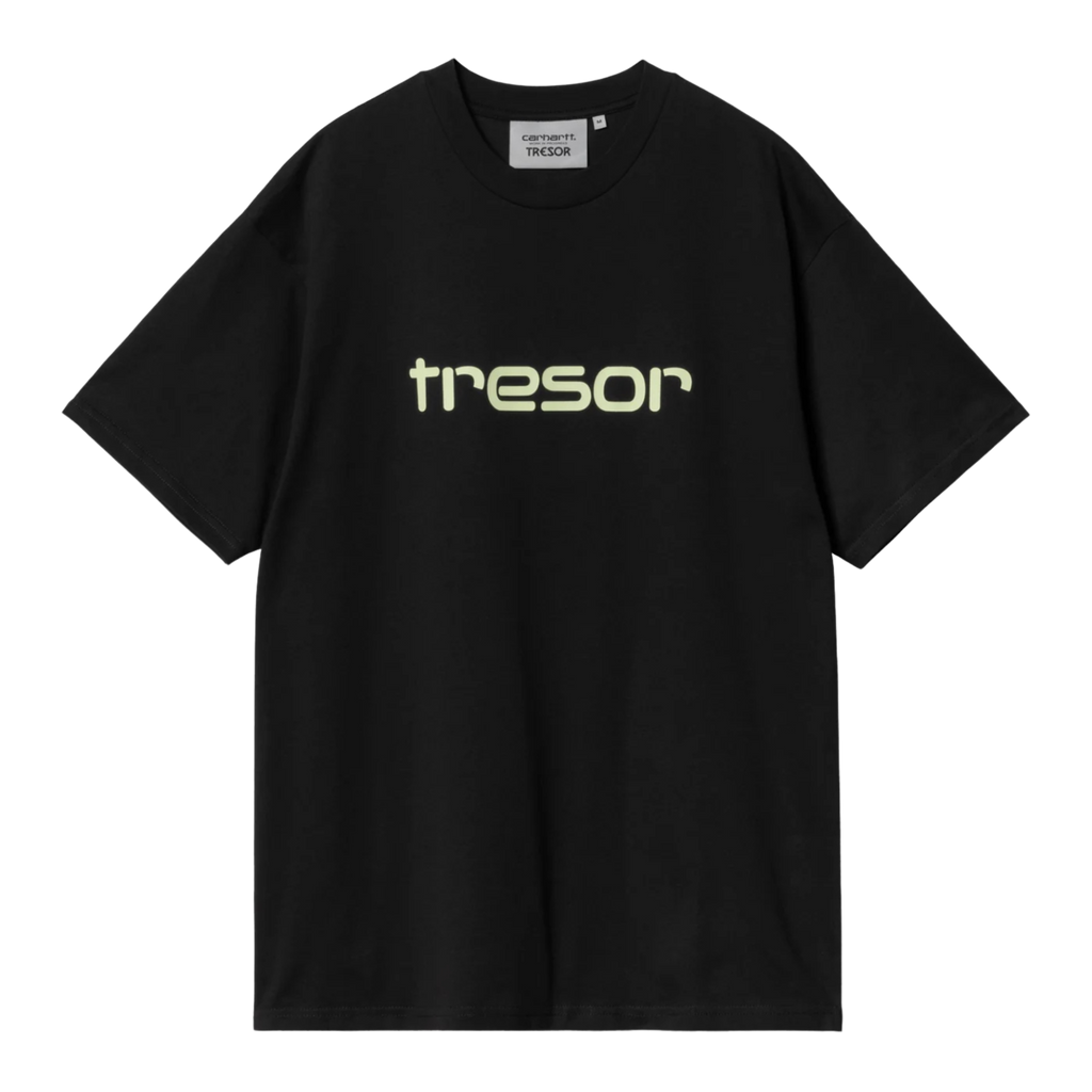 Carhartt WIP x Tresor Techno Alliance T-Shirt - Black/Glow Green