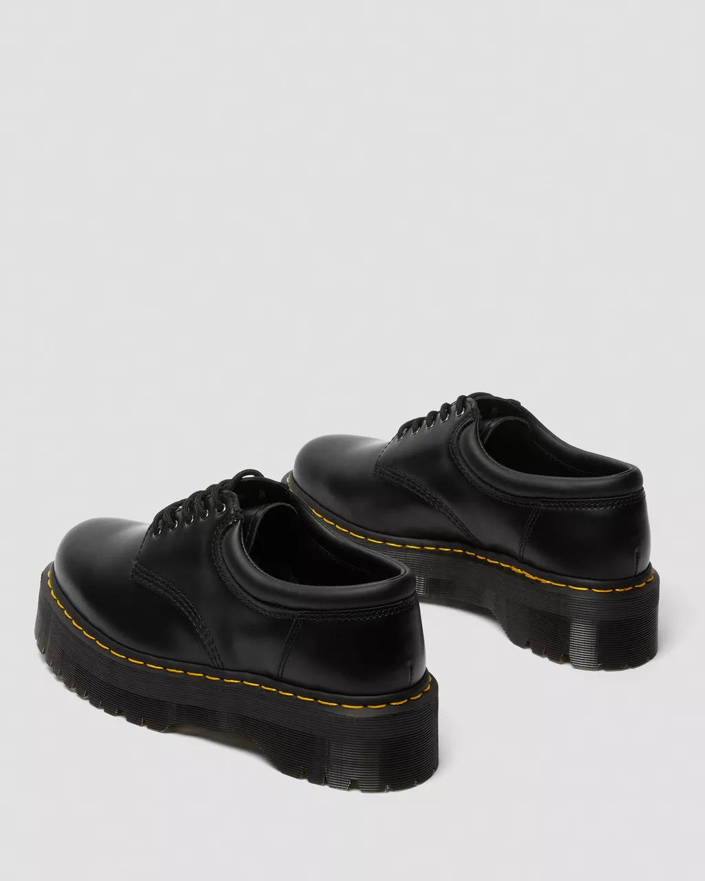 Dr. Martens 8053 Quad - Black Polished Smooth