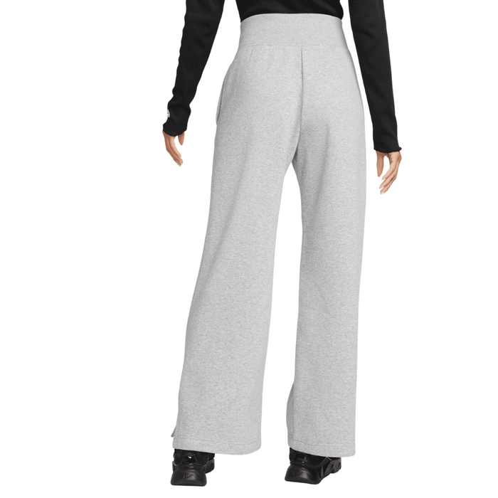 Women's Nike Sportswear Phoenix Fleece Wide-Leg Sweatpants - DK Heather Grey/Sail