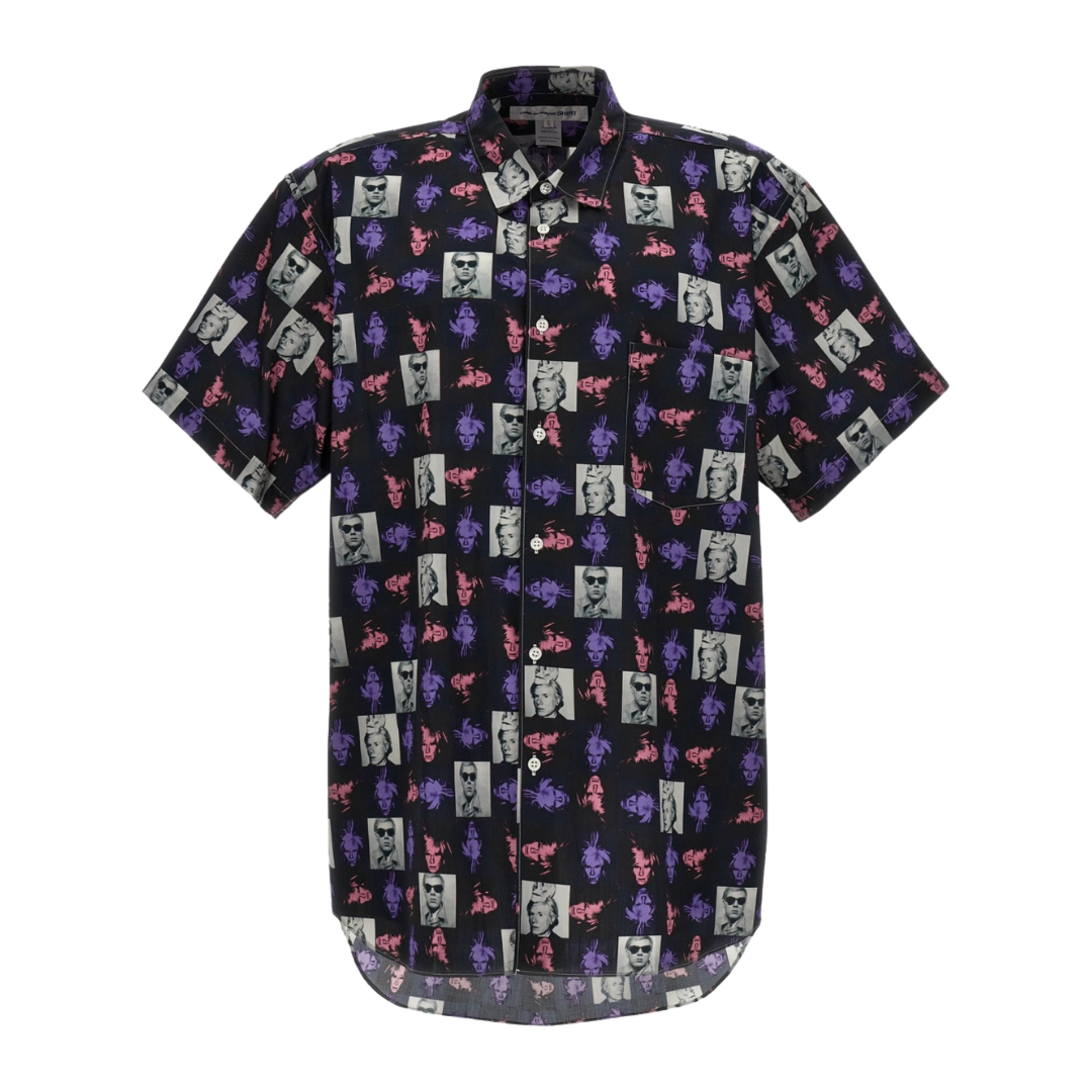 COMME des GARÇONS Shirt 'Andy Warhol' Short Sleeve Button Down - Multi