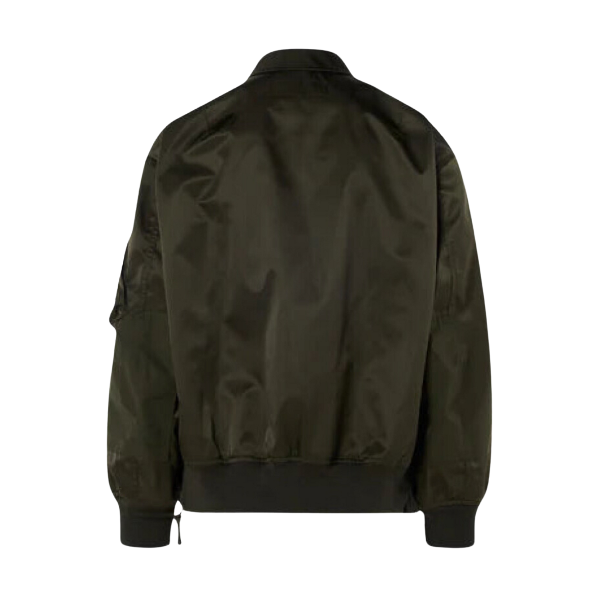 COMME des GARÇONS Homme Satin Bomber Jacket - Green/Khaki