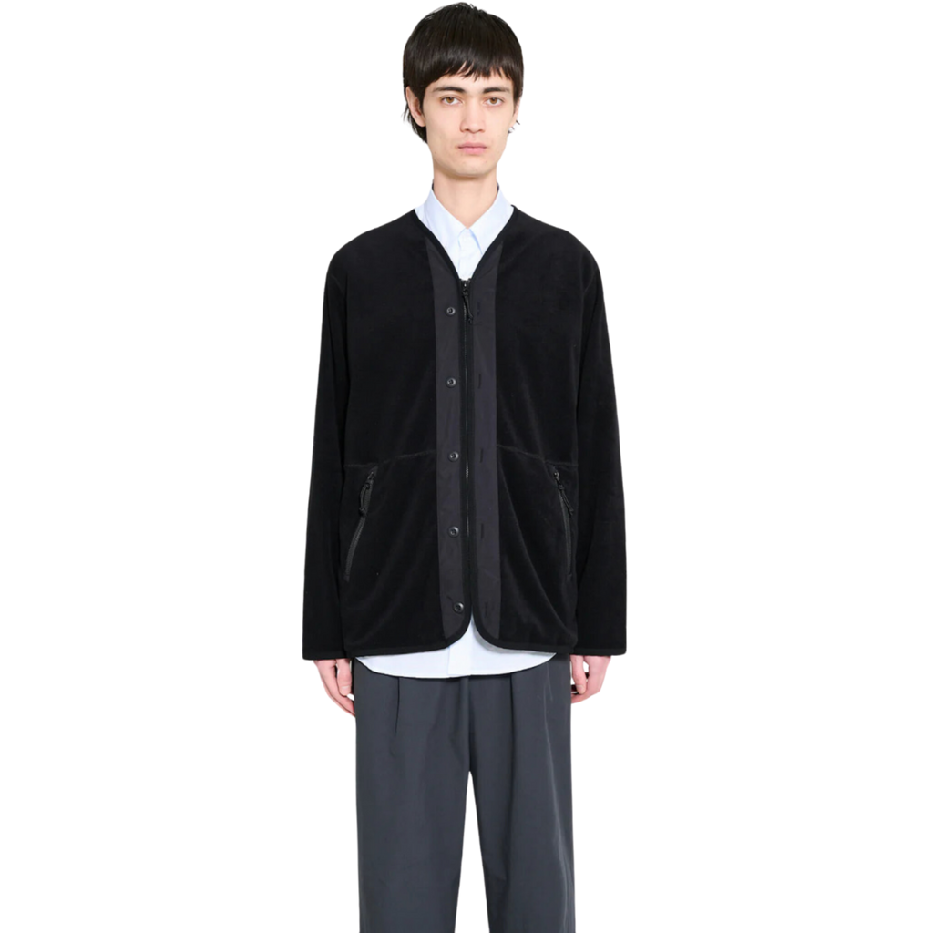 COMME des GARÇONS Homme Terrycloth Cardigan - Black