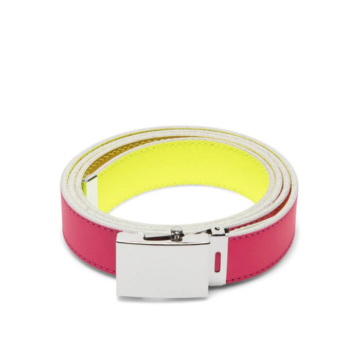 COMME des GARÇONS WALLETS Super Fluo Utility Belt - Pink/Yellow