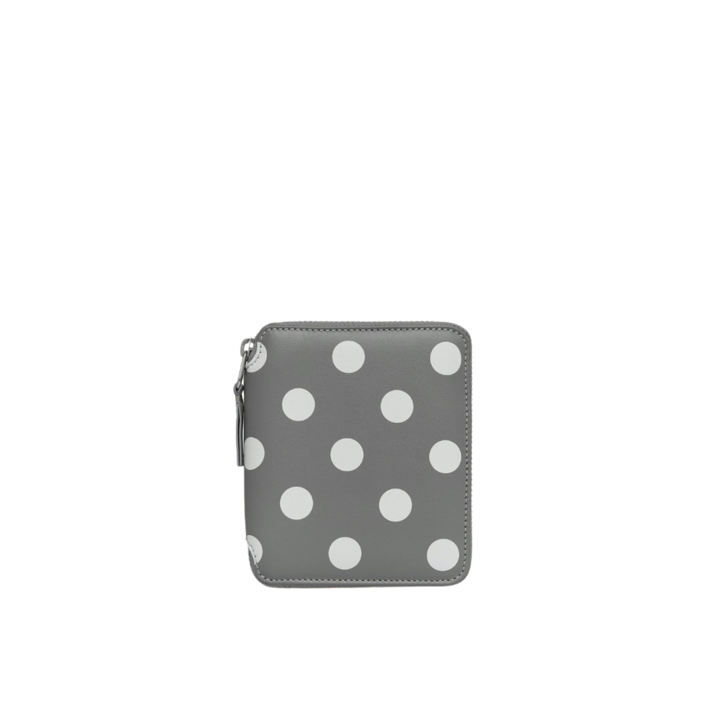 COMME des GARÇONS WALLETS Polka Dots Printed Wallet - Grey