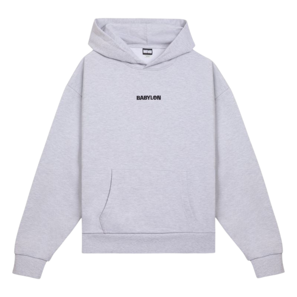 Babylon Shop Hoodie - Light Ash Heather