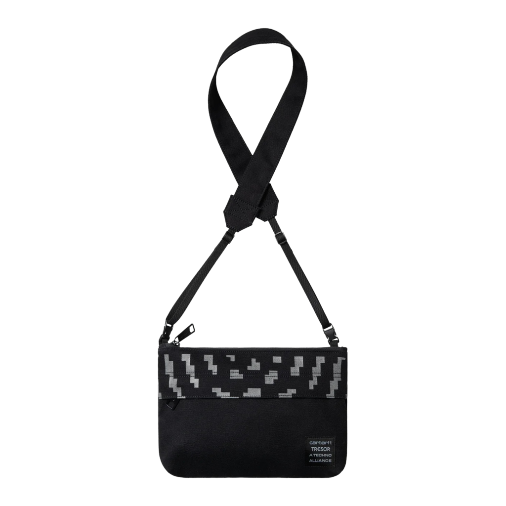 Carhartt WIP x Tresor Way of the Light Strap Bag - Black/Dark Grey Reflective