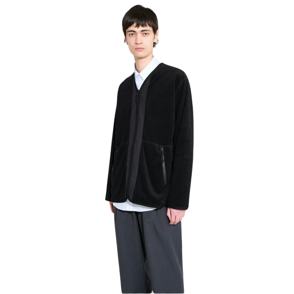 COMME des GARÇONS Homme Terrycloth Cardigan - Black