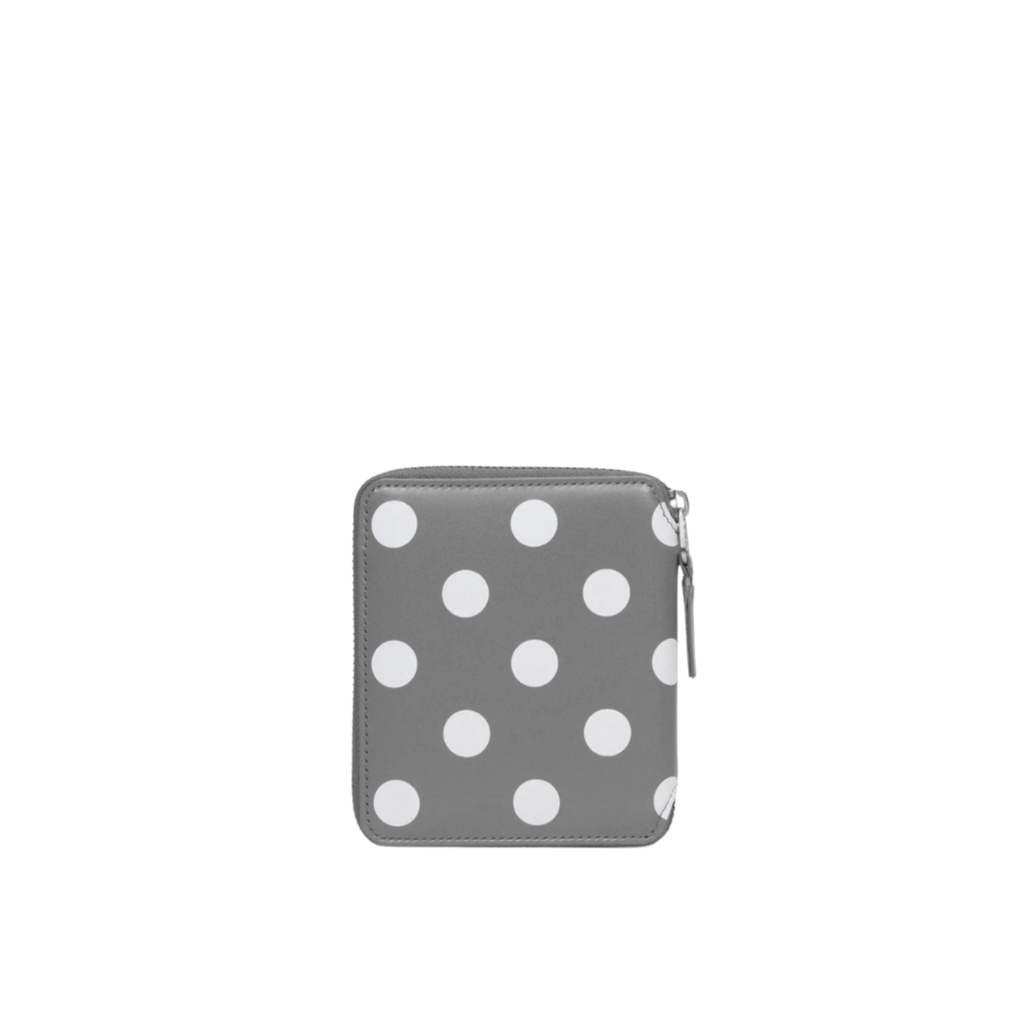 COMME des GARÇONS WALLETS Polka Dots Printed Wallet - Grey