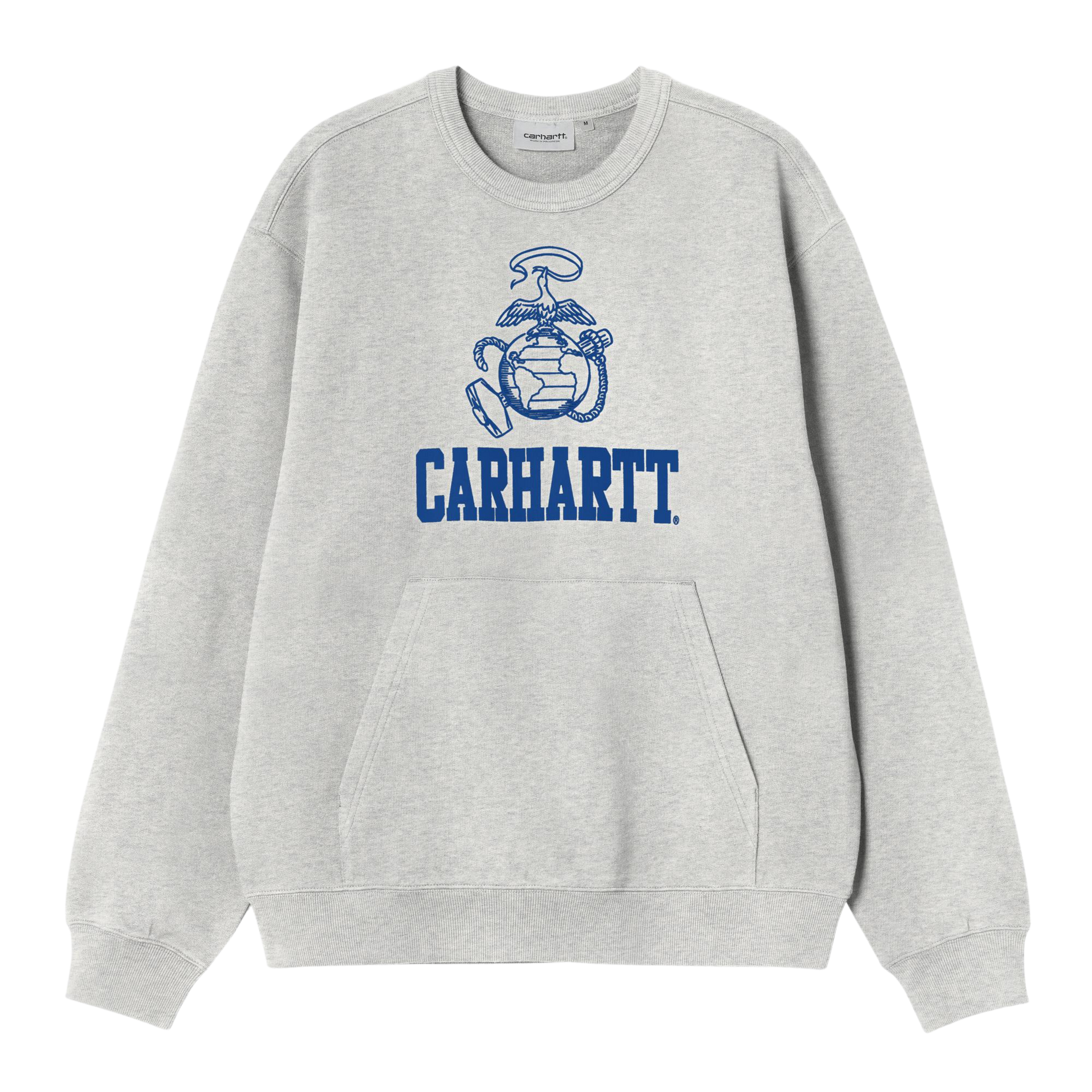 Carhartt WIP Pond Corps Sweatshirt - Ash Heather