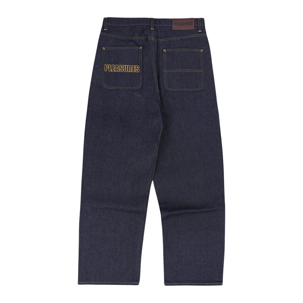Pleasures Formula Baggy Jeans - Raw Indigo