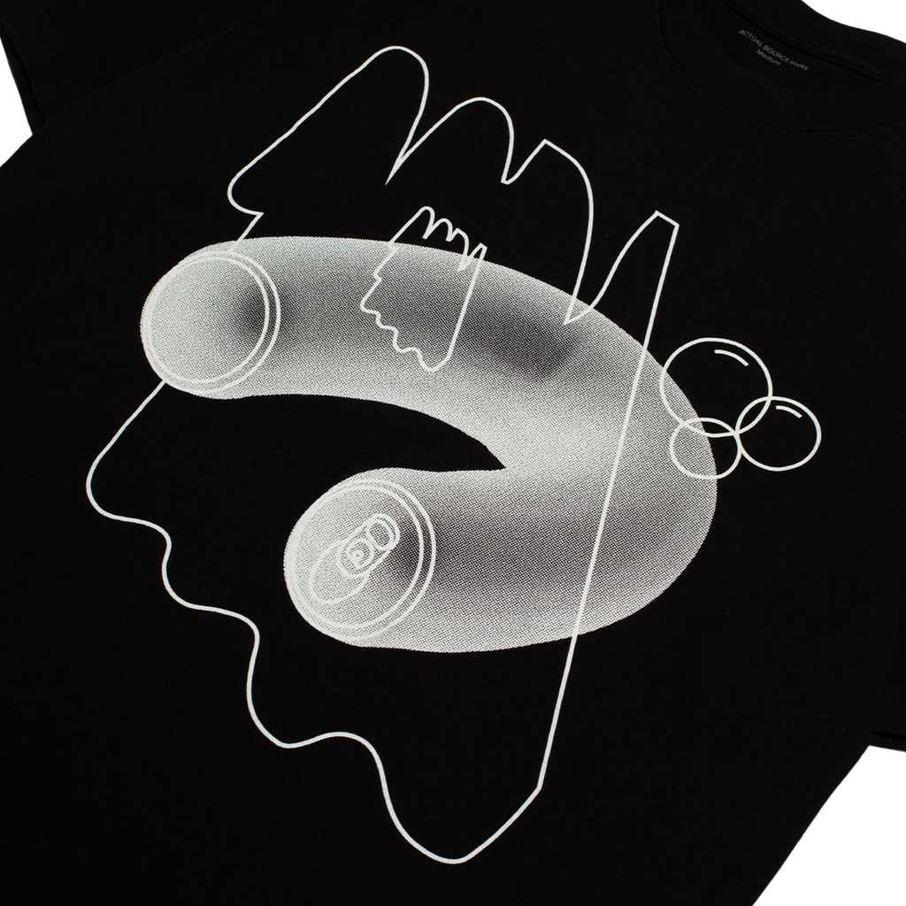 Actual Source Soda T-Shirt - Black
