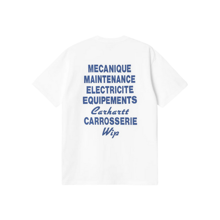 Men's Carhartt WIP Mechanics S/S T-Shirt - White