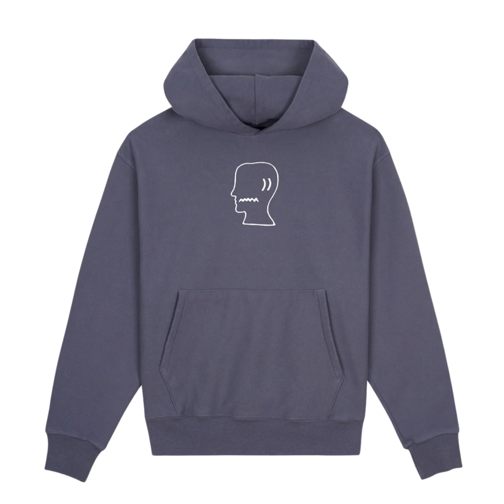 Brain Dead Logohead Hoodie - Slate