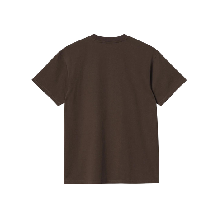 Men's Carhartt WIP American Script S/S T-Shirt - Tobacco