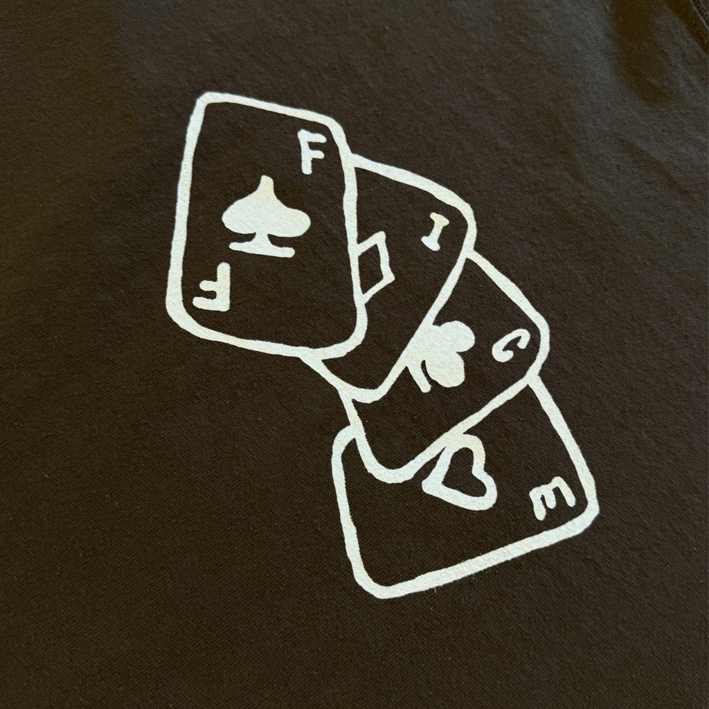 FICE Dealer Tee - Brown/White